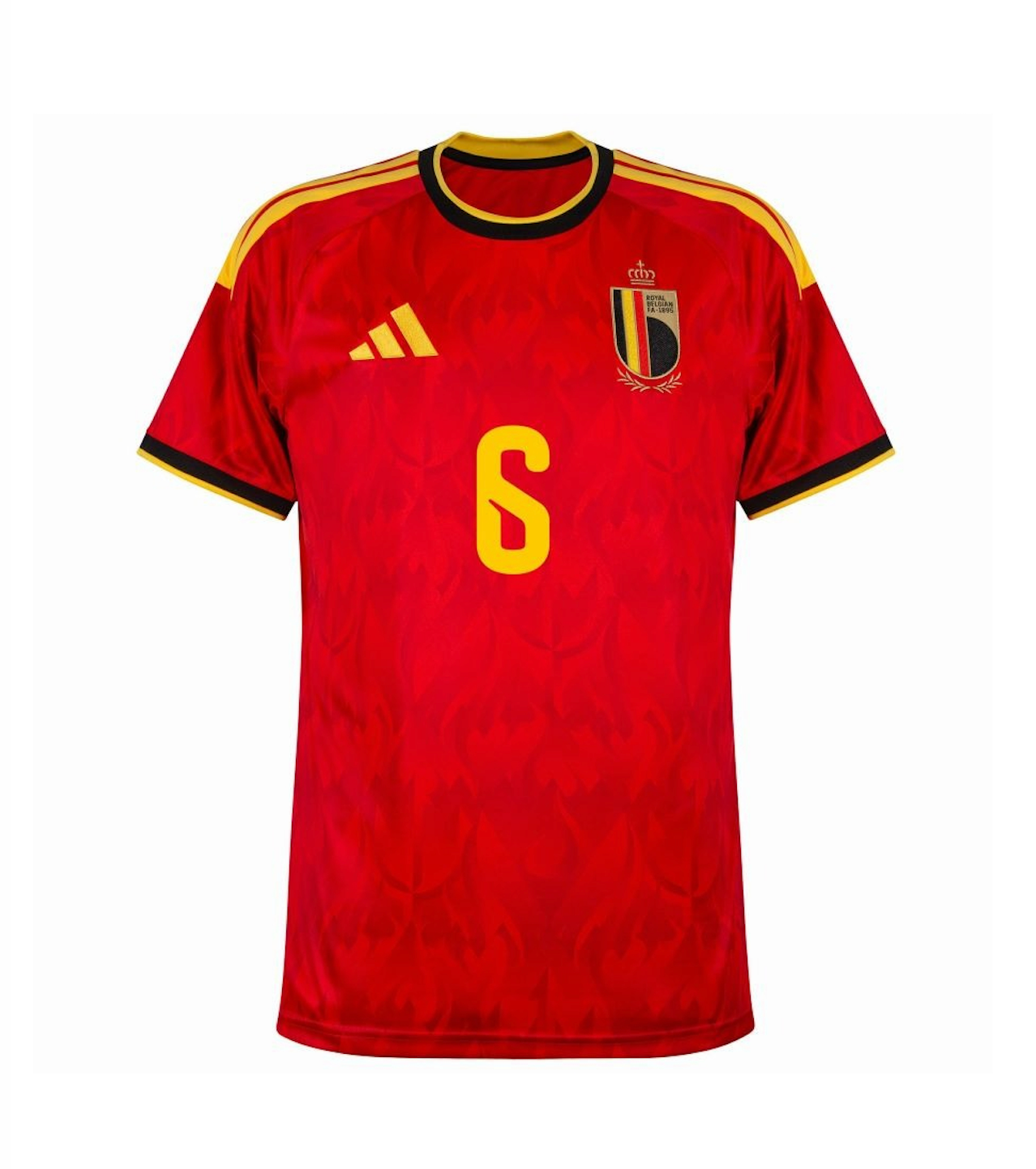 WITSEL #6 Belgium Soccer Jersey Home Custom Shirt World Cup 2026 - sinoshirt