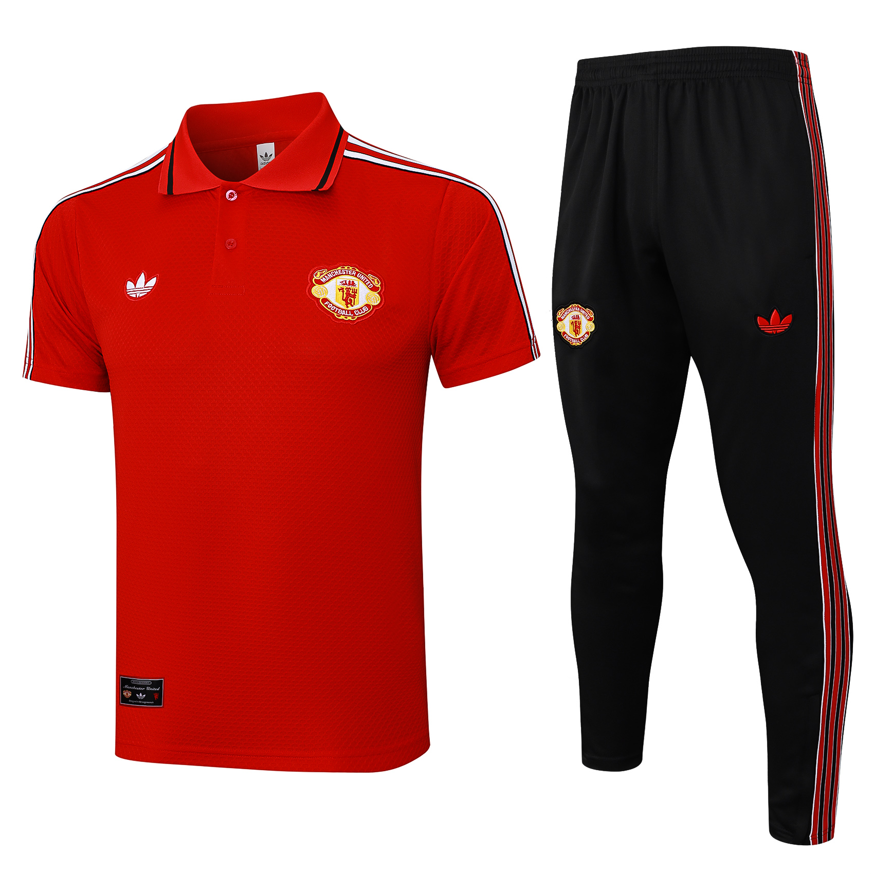 Manchester United Training Kit (Polo+Pants) Red 2025/26 - sinoshirt