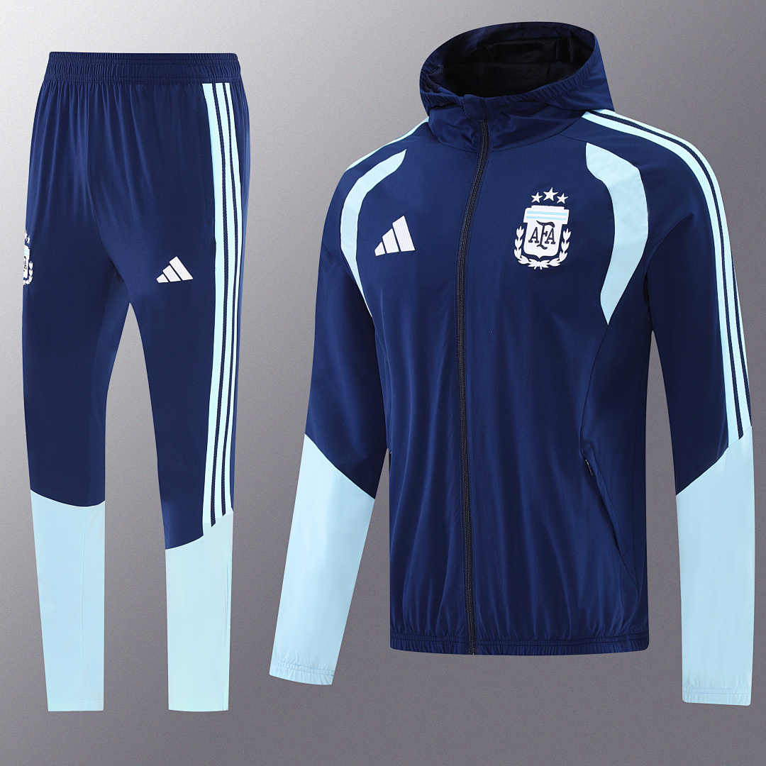 Argentina Windbreaker Jacket With Pants Blue World Cup 2026 - sinoshirt