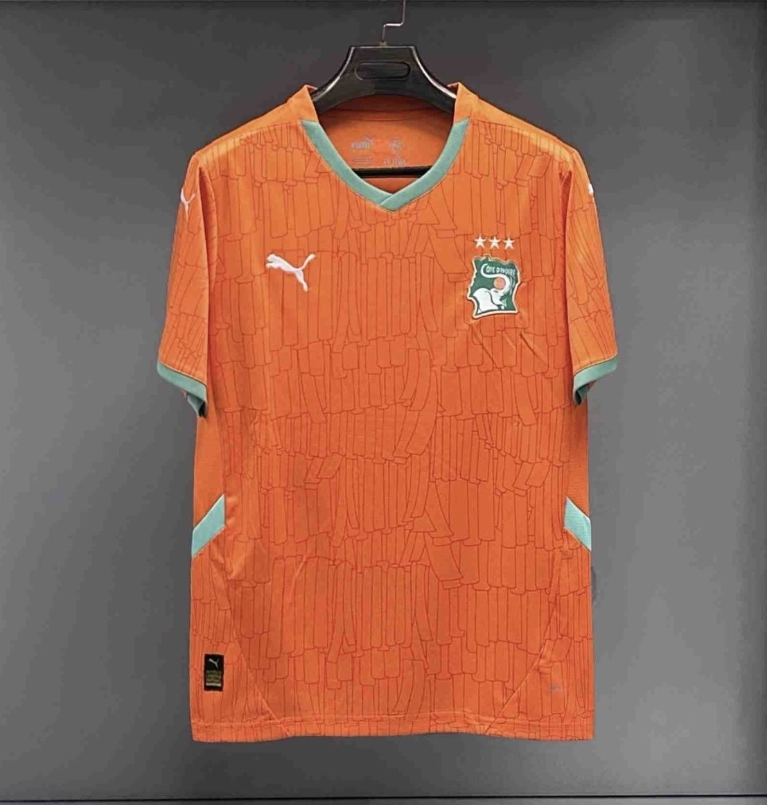 Ivory Coast Soccer Jersey Home Custom Shirt World Cup 2024-25 - sinoshirt