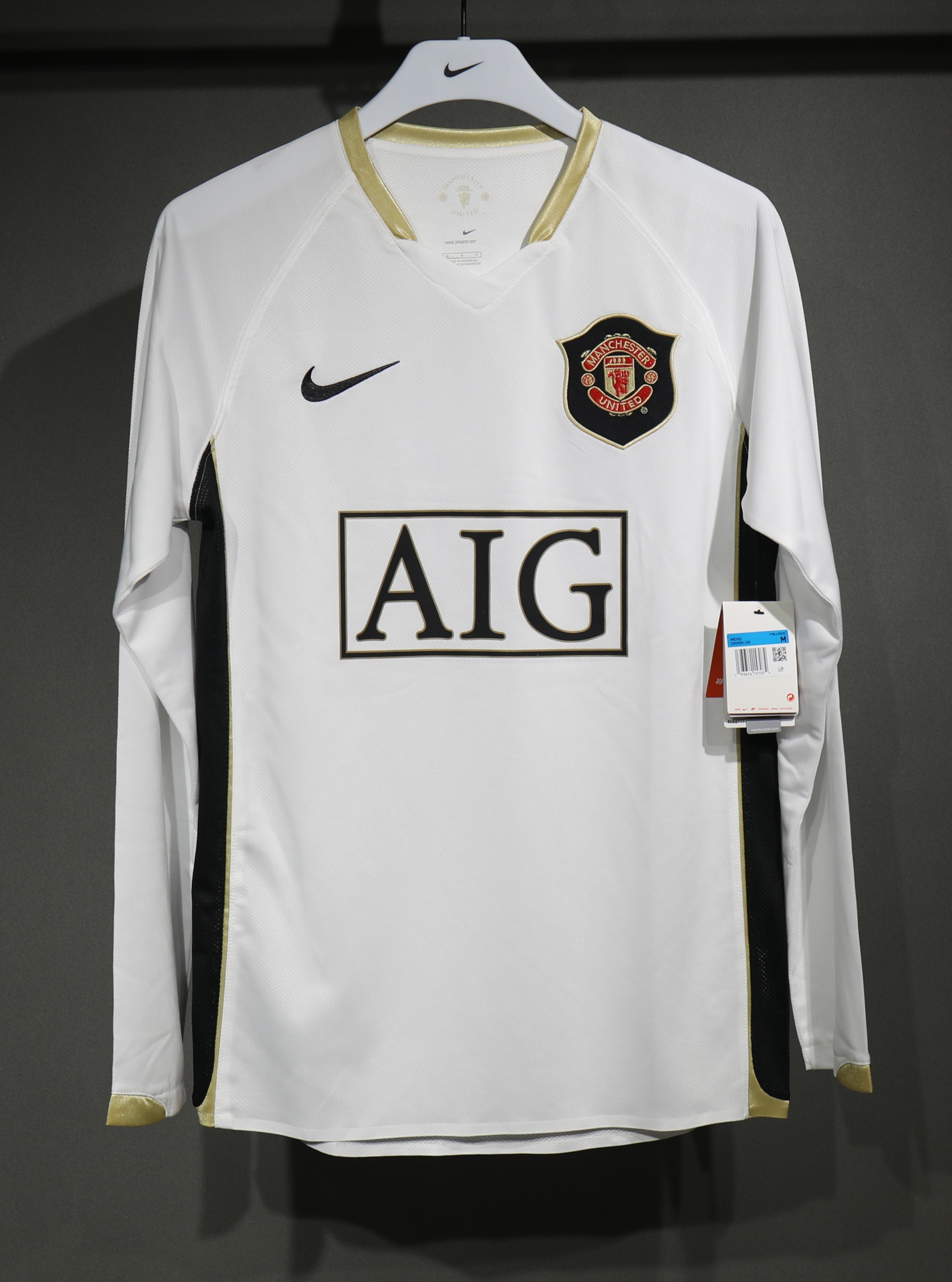 Manchester United Retro Authentic Away Long Sleeve Football Jersey Shirt 2006/07 - sinoshirt