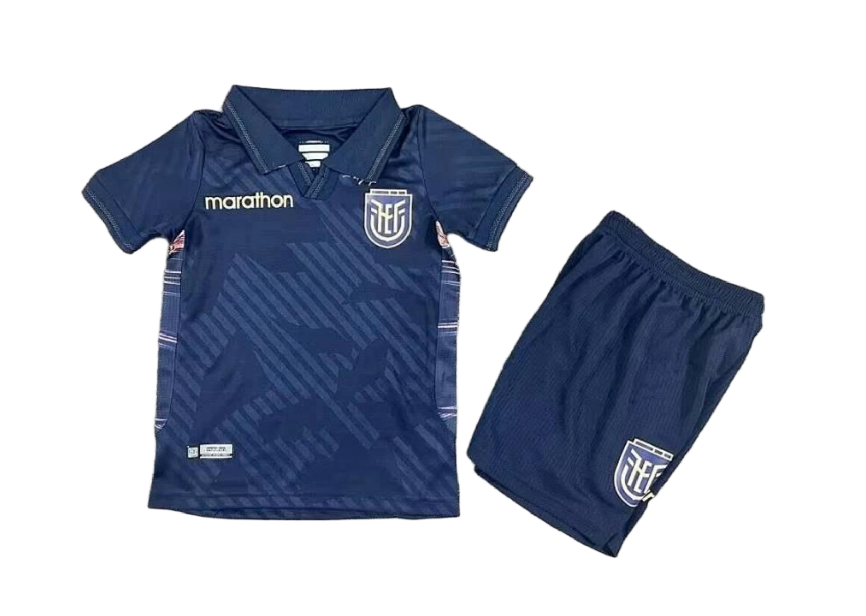 Ecuador Soccer Jersey Away Kids Kit Jersey+Shorts World Cup 2026 - sinoshirt
