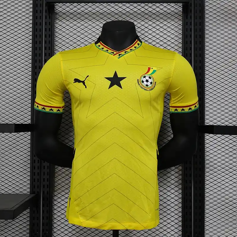 Ghana Authentic Soccer Jersey Away Shirt World Cup 2024-25 - sinoshirt