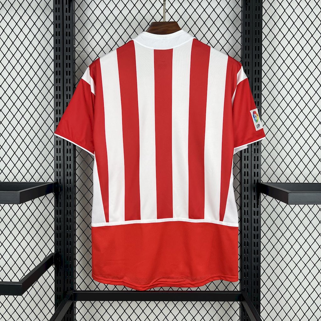 Atletico Madrid Retro Soccer Jersey Home Shirt 2002-03 - sinoshirt