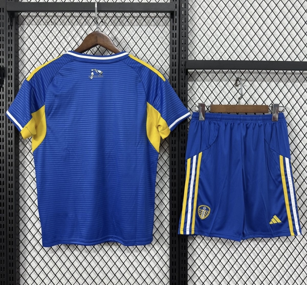 Leeds United Football Jersey Away Kids Kit Jersey+Shorts 2025/26 - Without Sponsor - sinoshirt