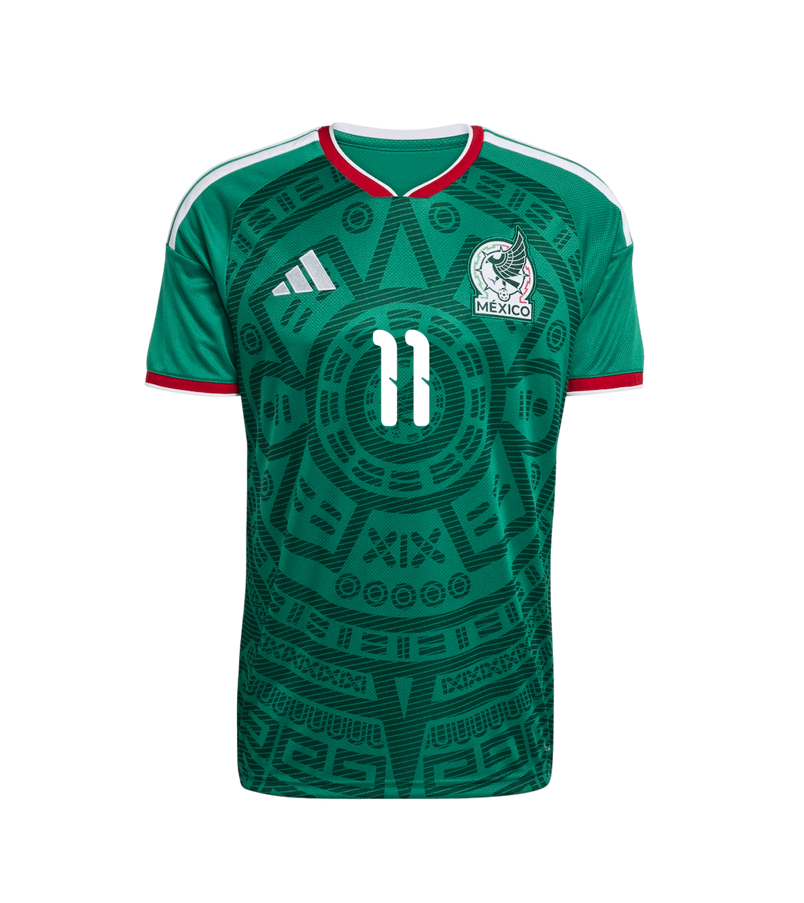 S.GIMENEZ #11 Mexico Soccer Jersey Home Custom Shirt World Cup 2026 - sinoshirt