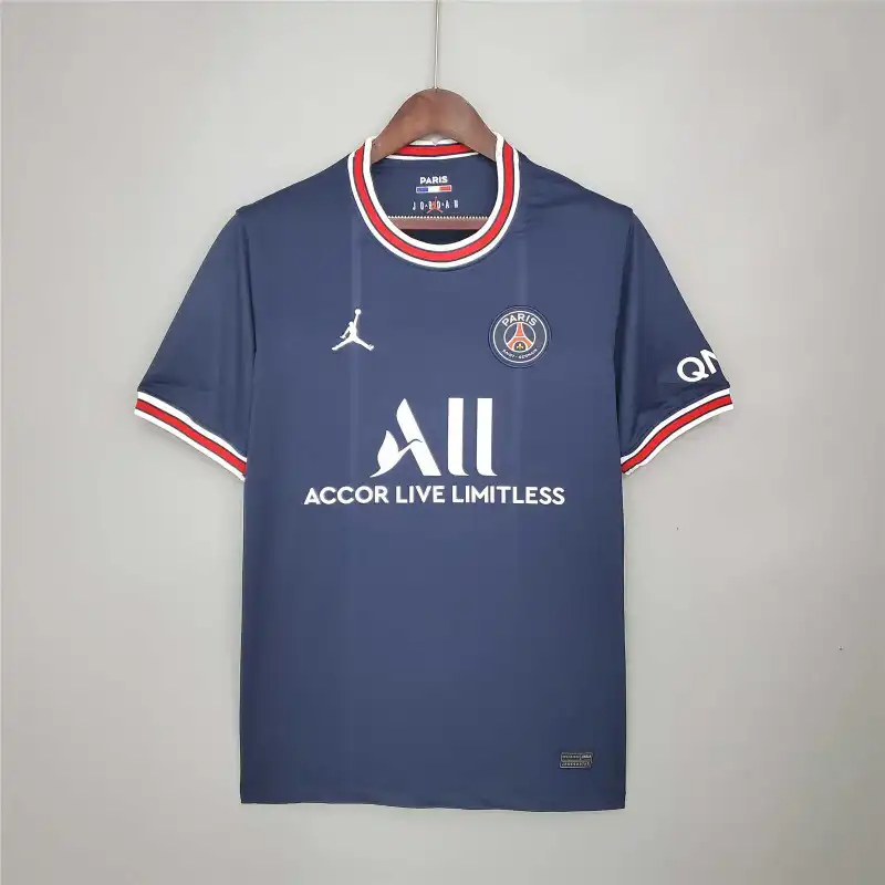 PSG Retro Jersey Home Soccer Shirt 2021/22 - sinoshirt