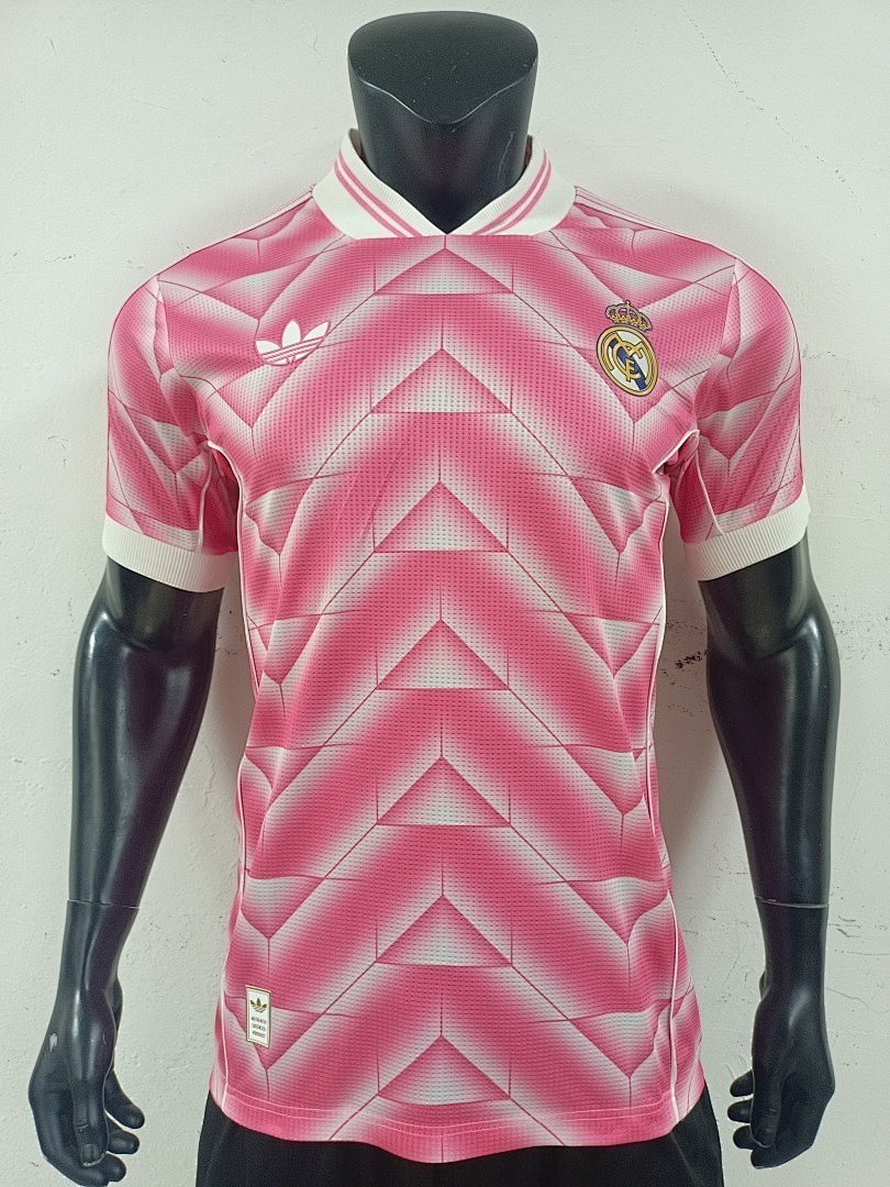 Real Madrid Authentic Soccer Jersey LFSTLR Pink Special Edition Shirt 2025/26 - sinoshirt