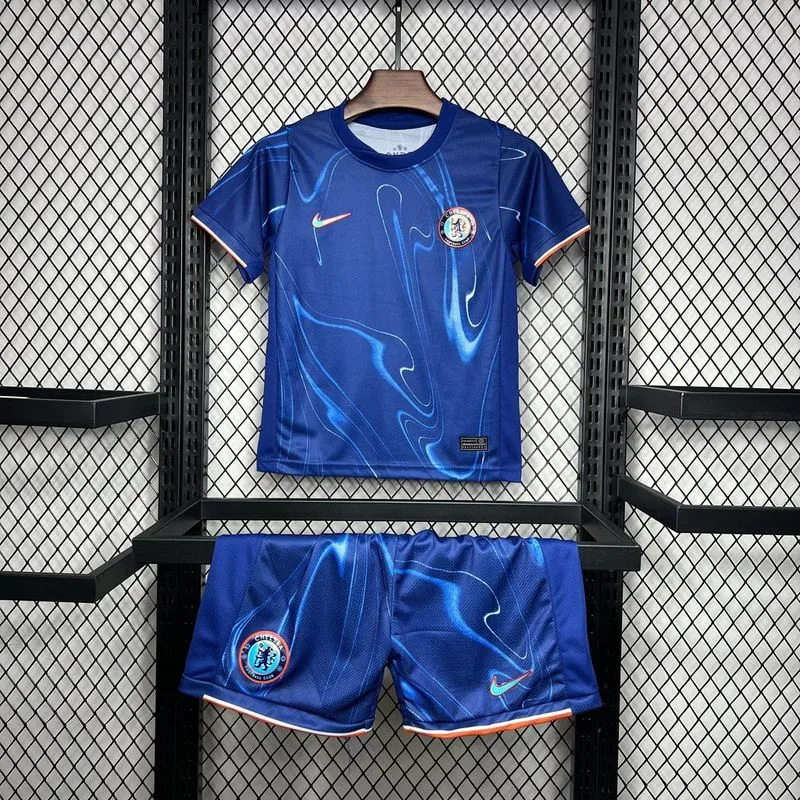 Chelsea Football Jersey Home Kids Kit Jersey+Shorts 2024/25 - sinoshirt