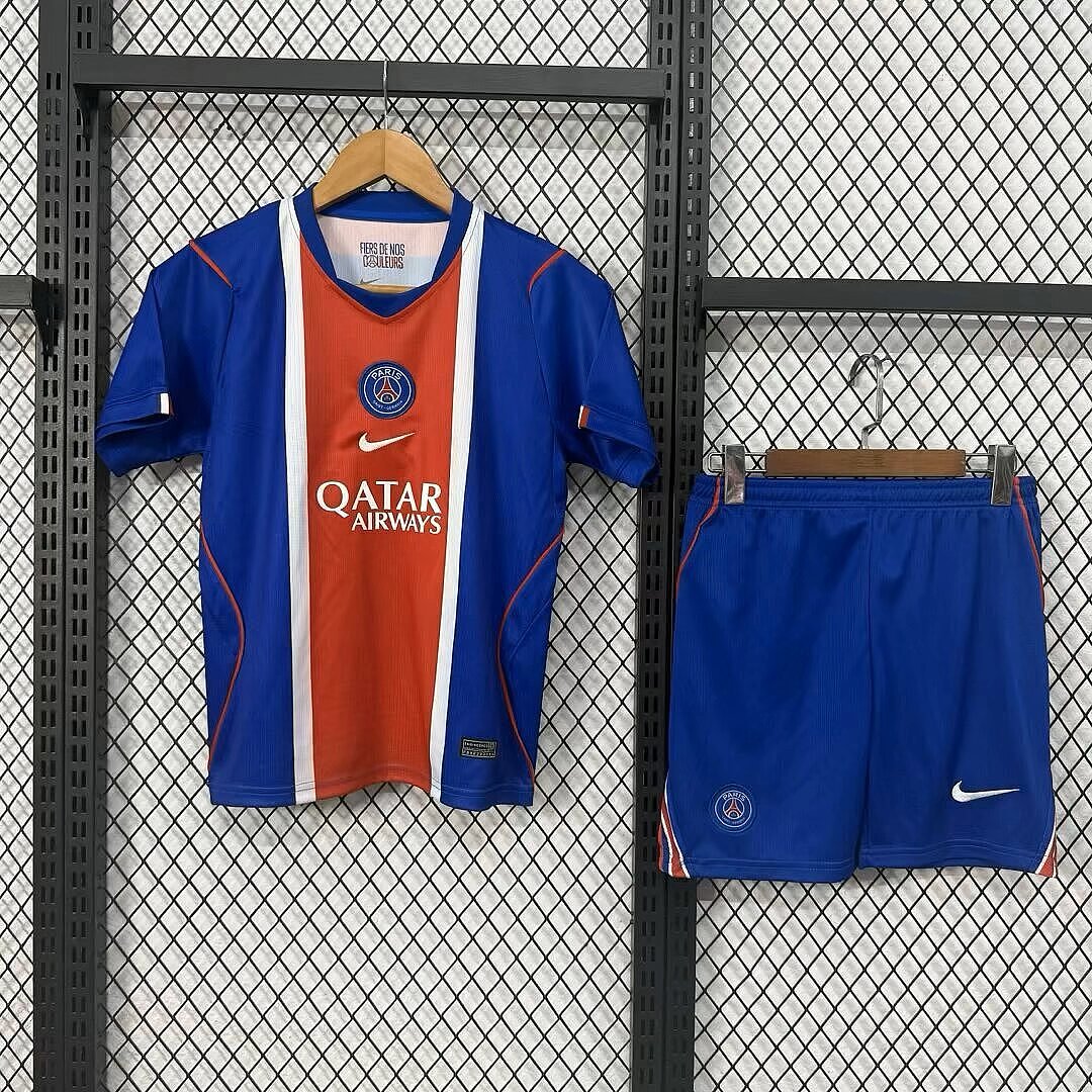 PSG Football Jersey Home Kids Kit Jersey+Shorts 2026/27 - sinoshirt