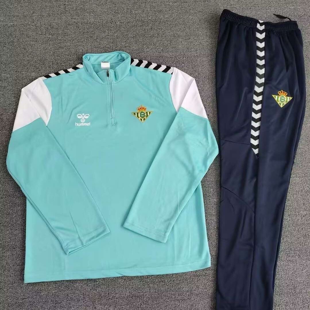 Real Betis Training Kit (Sweatshirt+Pants) Light Green 2025/26 - sinoshirt