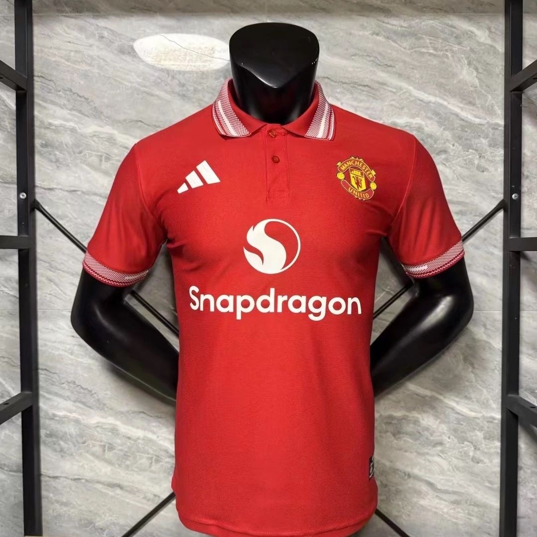 Manchester United Authentic Red Special Edition Football Jersey Shirt 2025/26 - sinoshirt