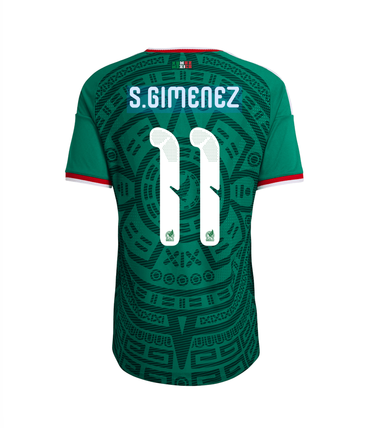 S.GIMENEZ #11 Mexico Authentic Home Kit Soccer Jersey World Cup 2026 - sinoshirt