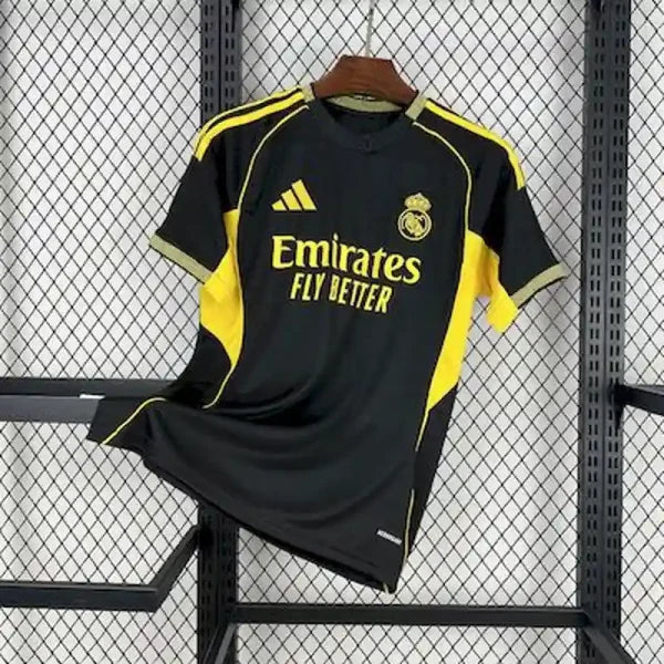 Real Madrid Soccer Jersey Black & Golden Training Custom Shirt 2025/26 - sinoshirt