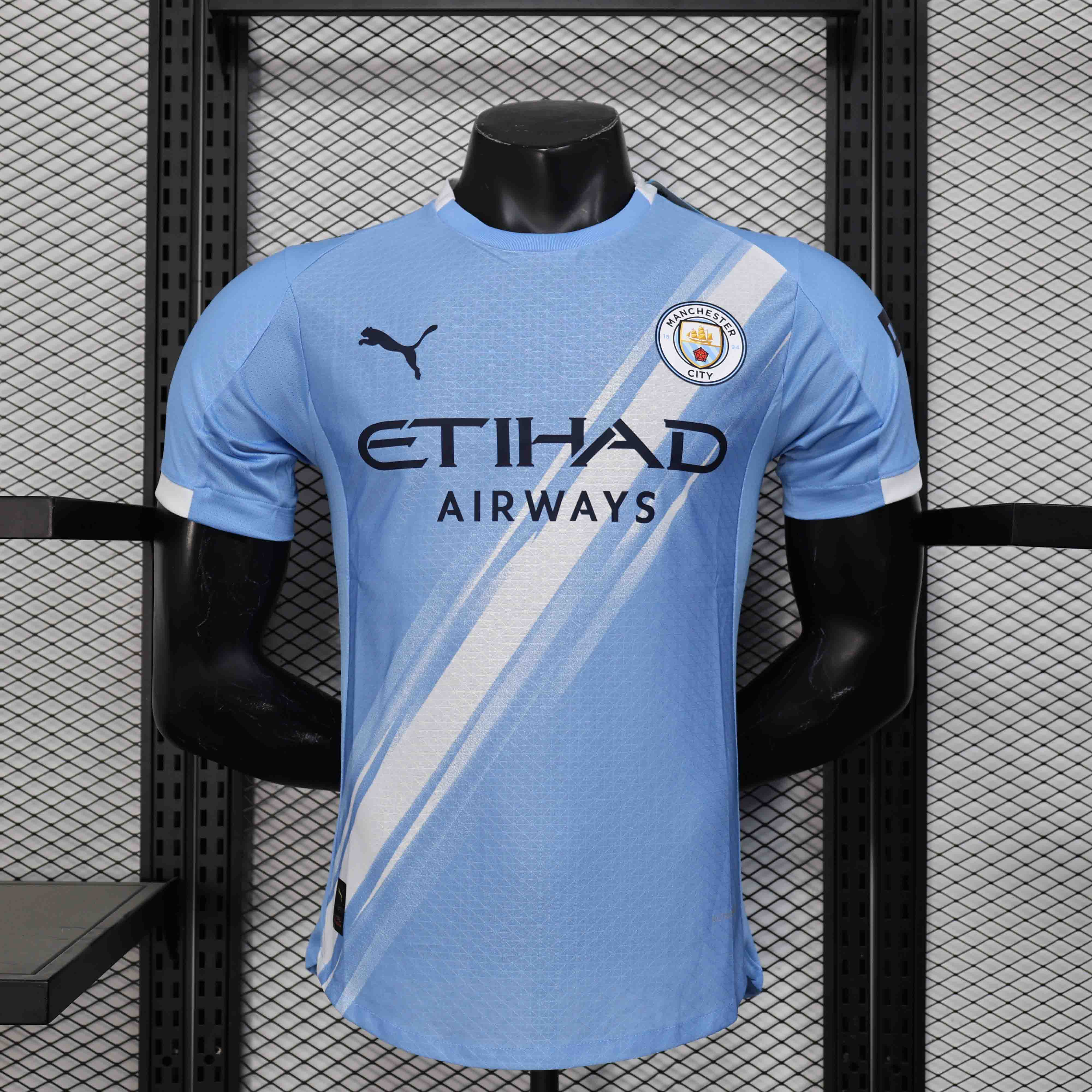 Manchester City Authentic Home Football Jersey Shirt 2025/26 - sinoshirt