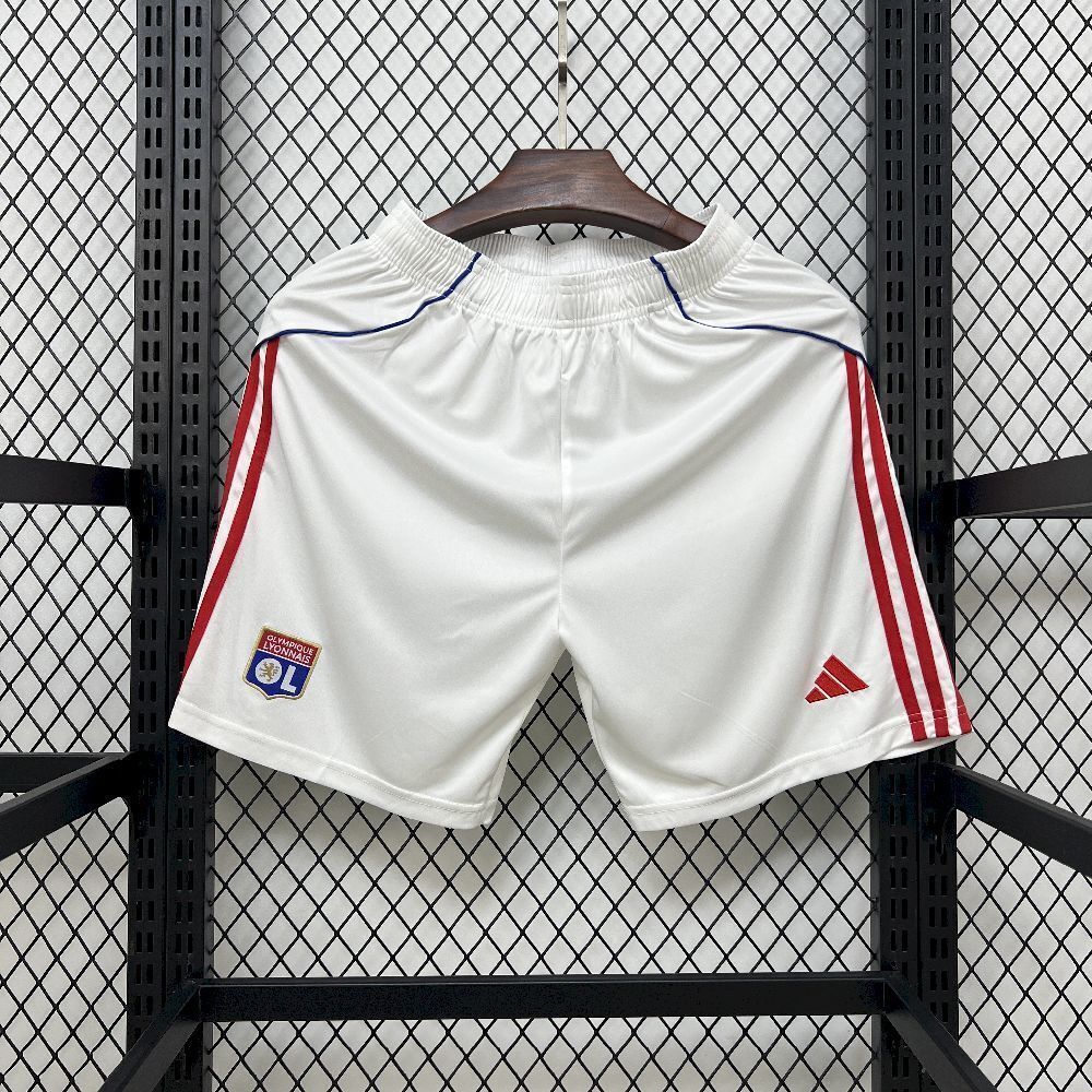 Olympique Lyonnais Football Jersey Home Custom Shorts 2025-26 - sinoshirt