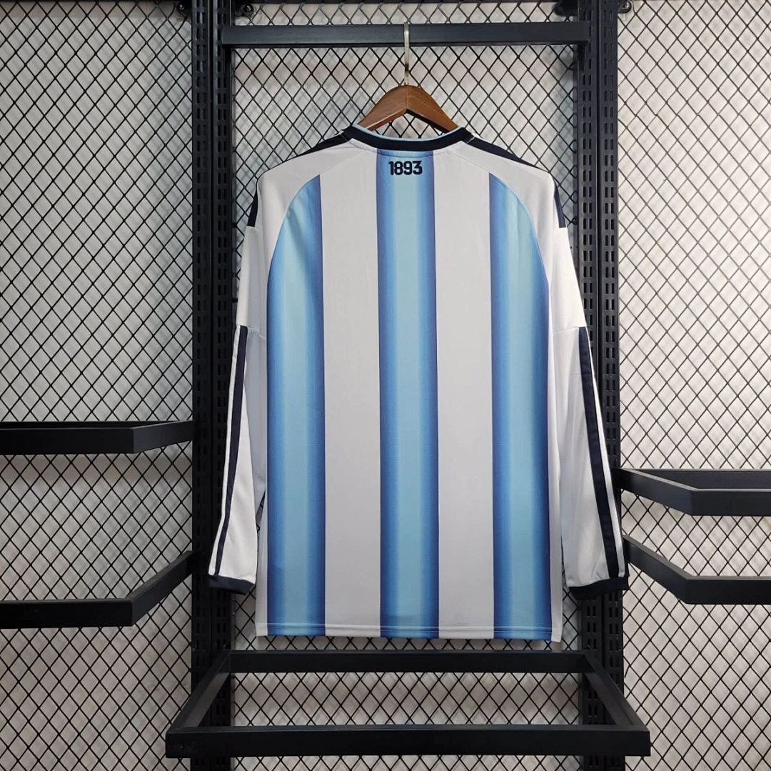 Argentina Soccer Jersey Home Long Sleeve Custom Shirt World Cup 2026 - sinoshirt