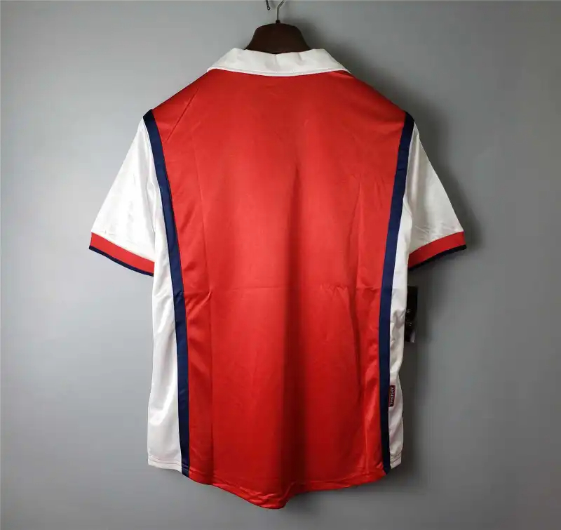 Arsenal Soccer Retro Jersey Home Custom Shirt 1998-99 - sinoshirt