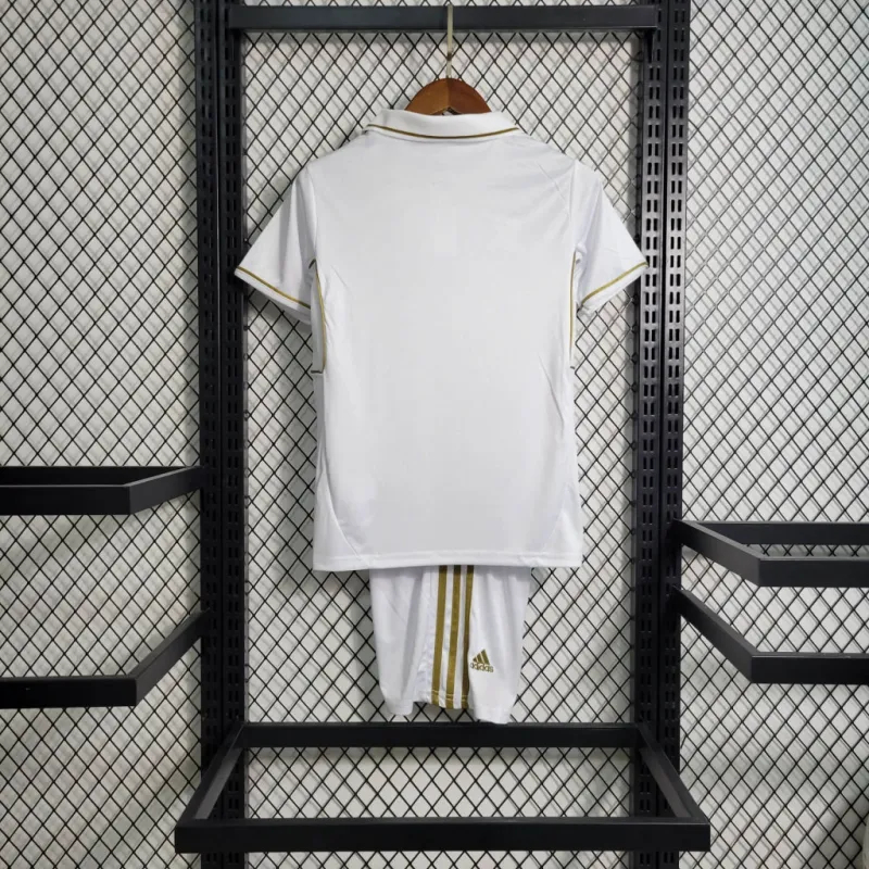Real Madrid Retro Jersey Home Kids Kit Jersey+Shorts 2011/12 - sinoshirt