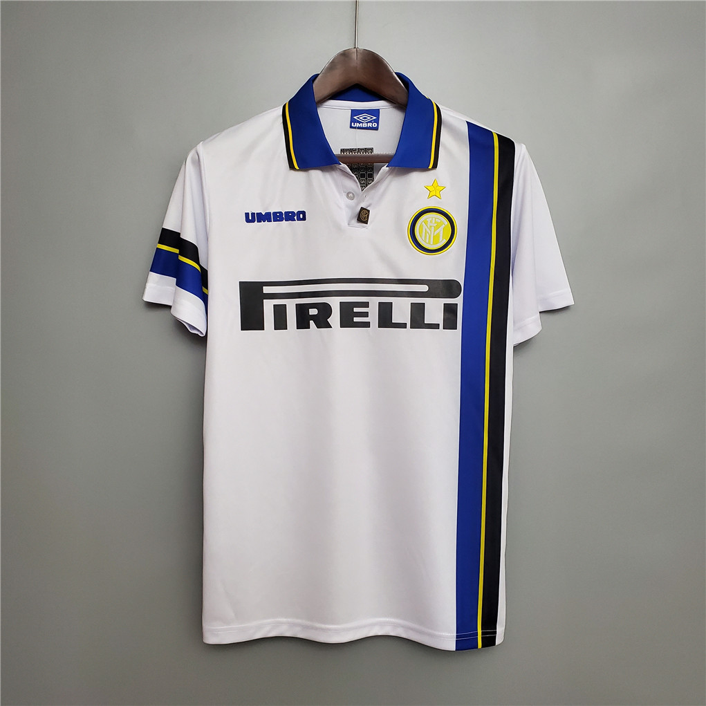 Inter Milan Retro Jersey Custom Away Soccer Jersey 1997/98 - sinoshirt