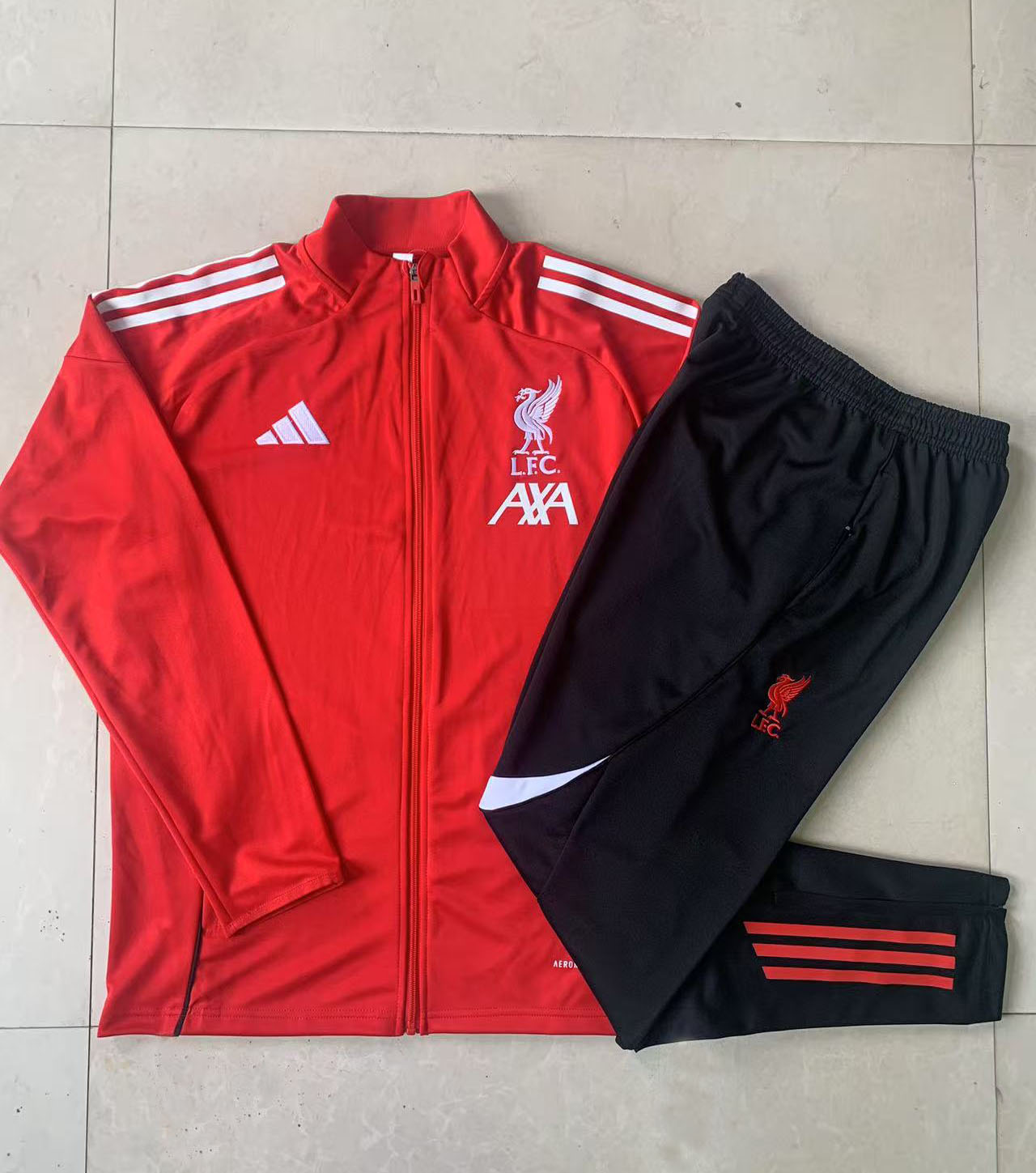 Kids Liverpool Training Kit (Jacket+Pants) Red 2025/26 - sinoshirt