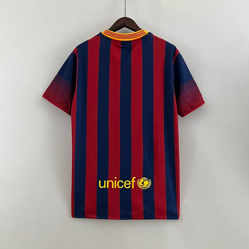 Barcelona Retro Jersey Home Soccer Shirt 2013-14 - sinoshirt