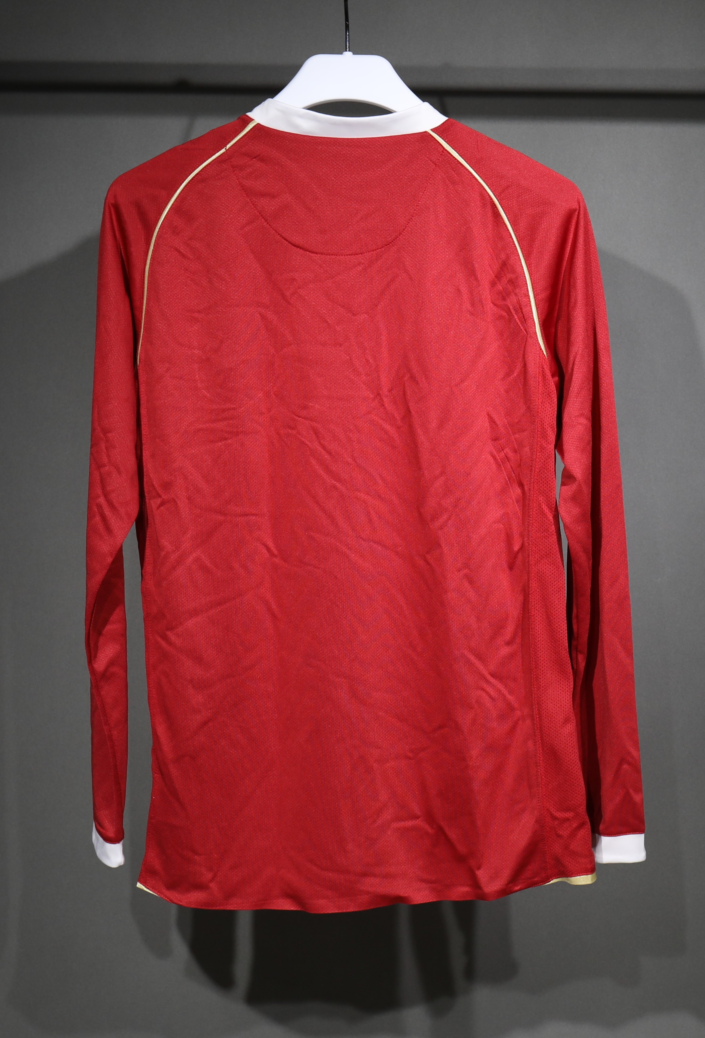 Manchester United Retro Authentic Home Long Sleeve Football Jersey Shirt 2006/07 - sinoshirt