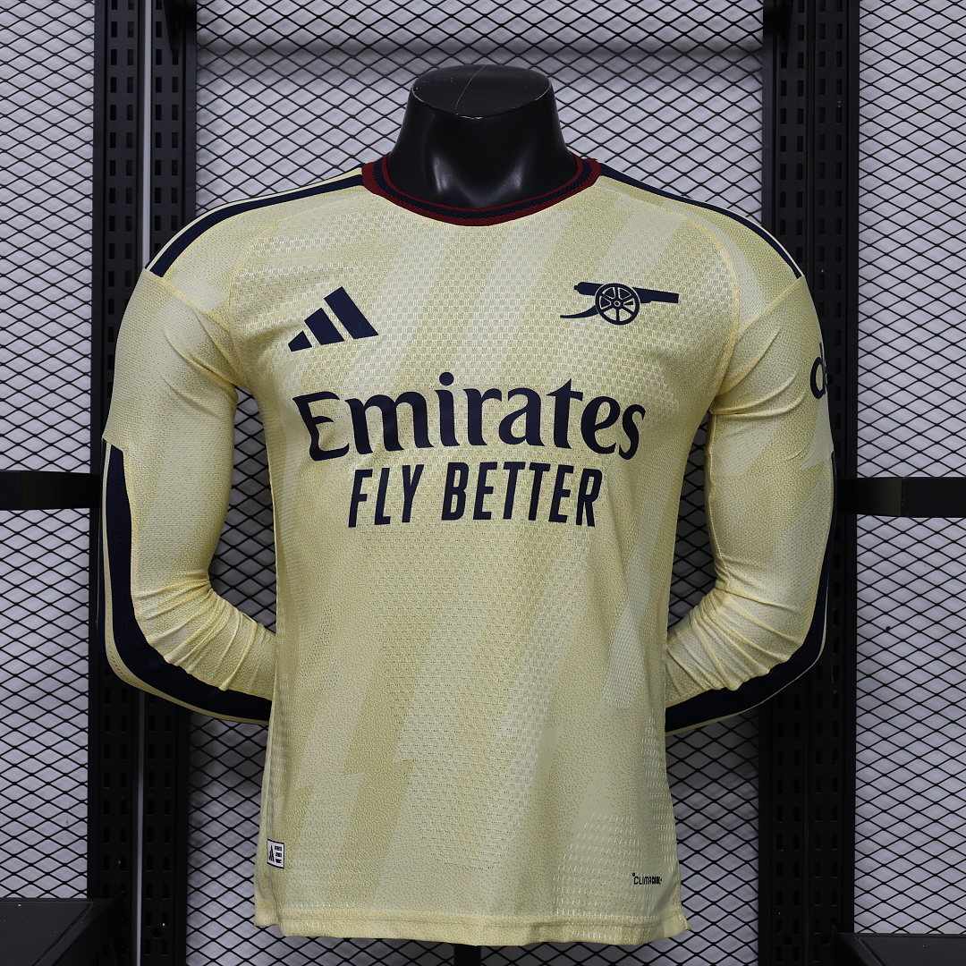 Arsenal Authentic Soccer Jersey Third Away Long Sleeve Shirt 2026/27 - sinoshirt
