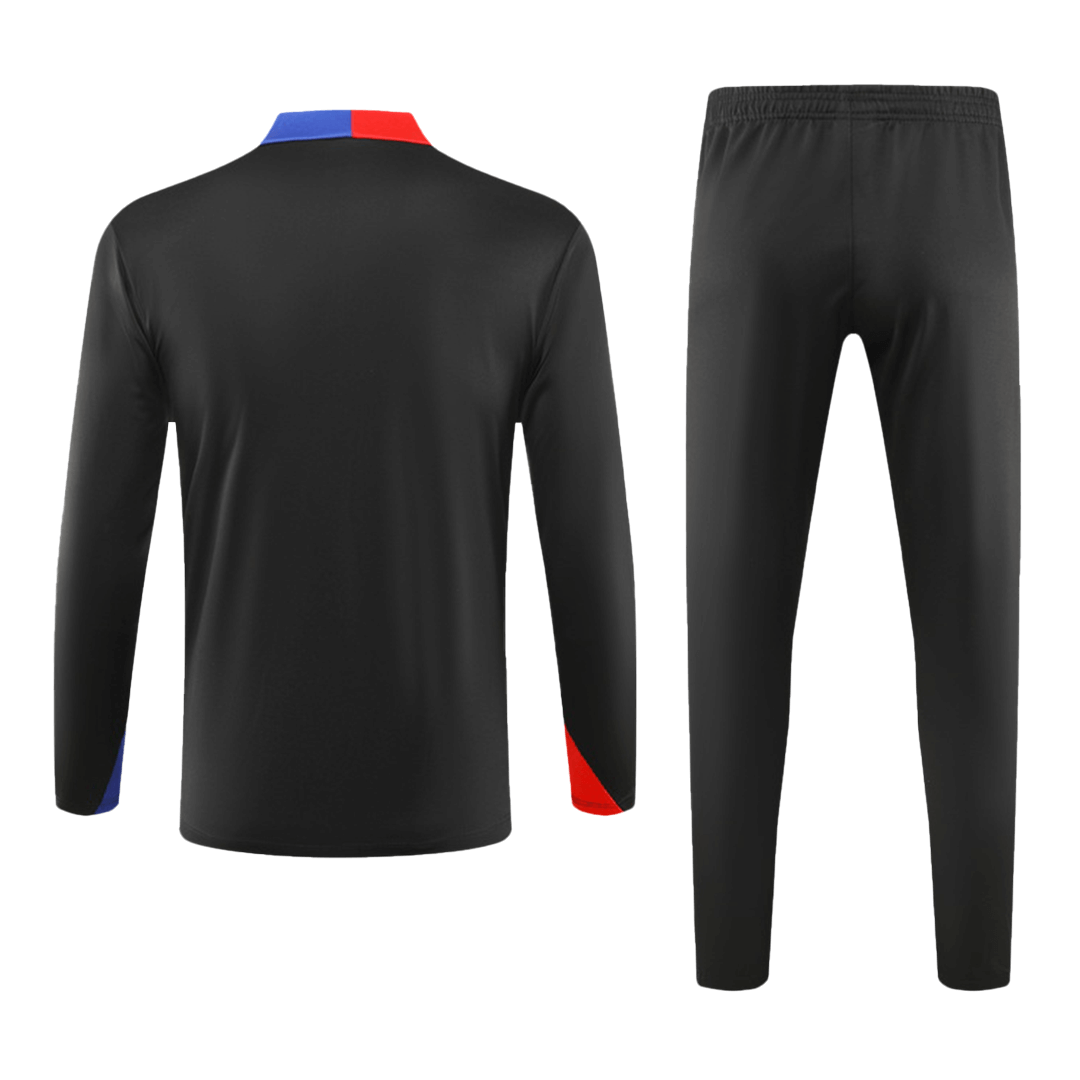 Barcelona Zipper Sweatshirt Kit (Top+Pants) 2024/25 - sinoshirt