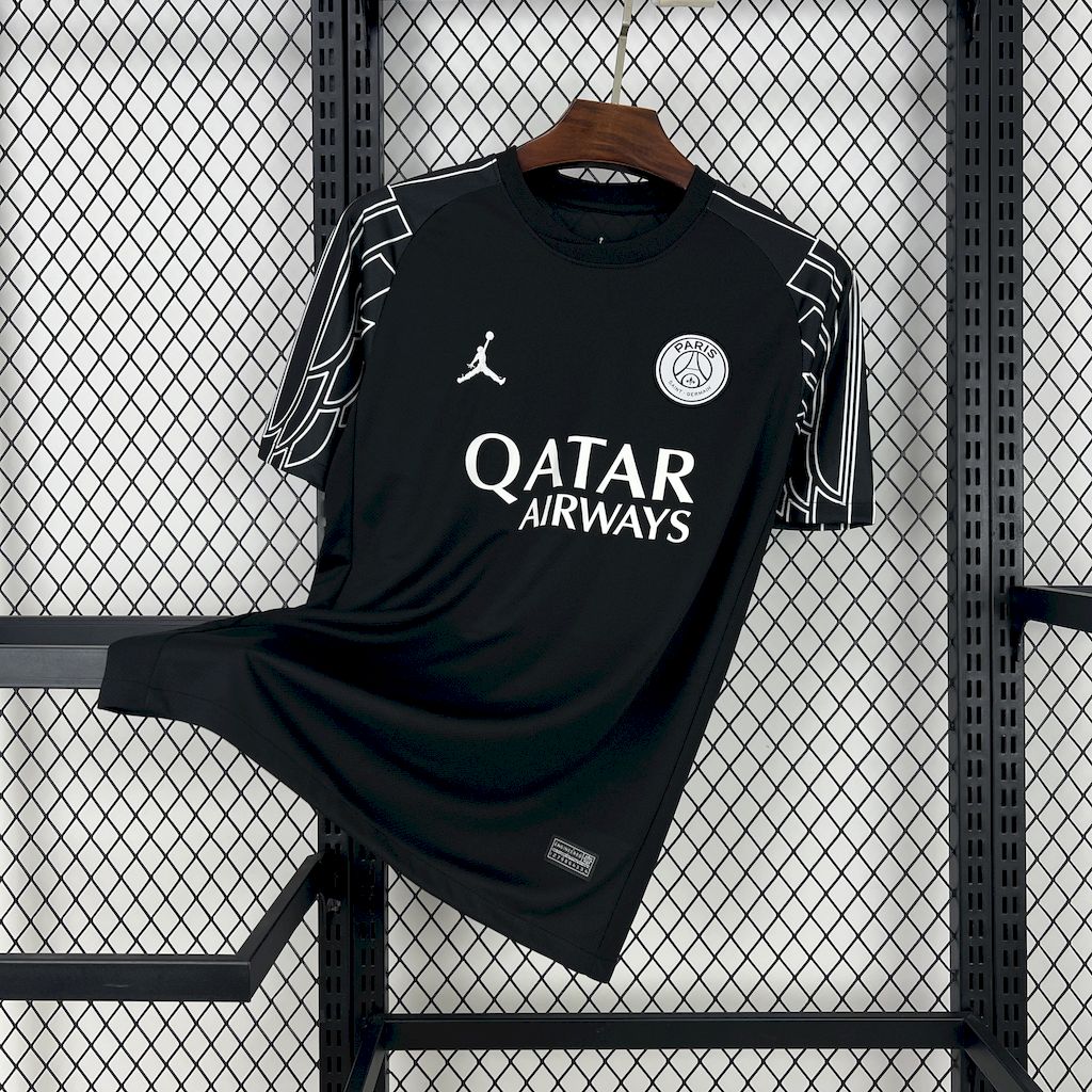 PSG Football Jersey Black Special Edition Custom Shirt 2024/25 - sinoshirt