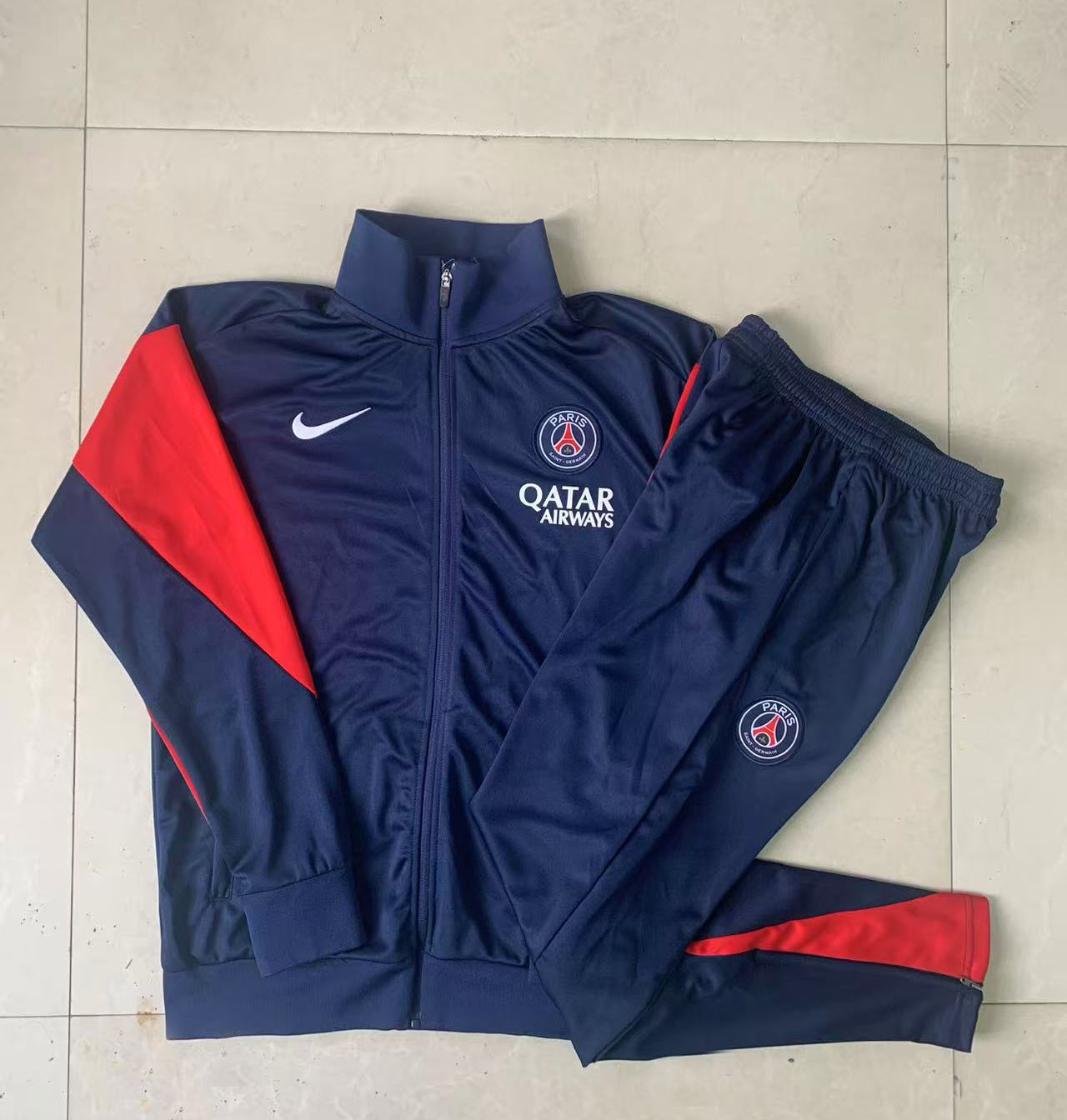Kids PSG Training Kit (Jacket+Pants) Royalblue 2025/26 - sinoshirt