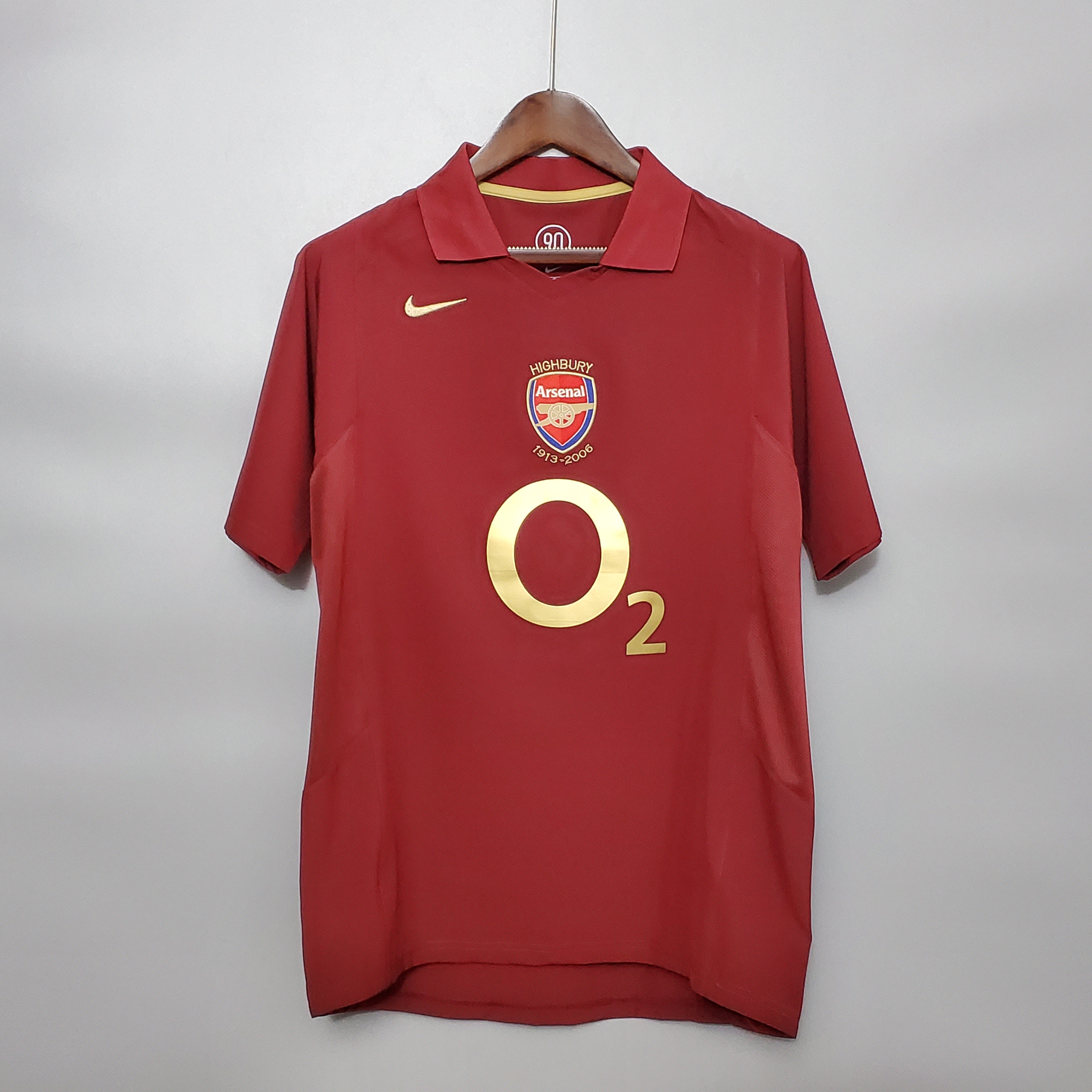 Henry#14 Arsenal Soccer Retro Jersey Home Custom Shirt 2005/06 - sinoshirt
