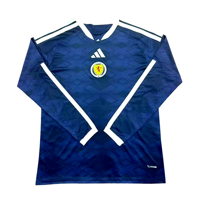 Scotland Soccer Jersey Home Long Sleeve Custom Shirt World Cup 2026 - sinoshirt