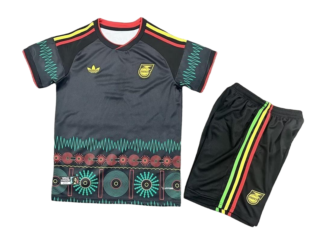 Jamaica Football Jersey Away Kids Kit Jersey+Shorts World Cup 2026 - sinoshirt
