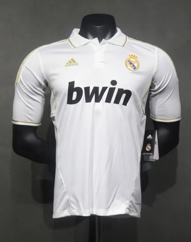 Real Madrid Authentic Retro Jersey Home Soccer Shirt 2011/12 - sinoshirt