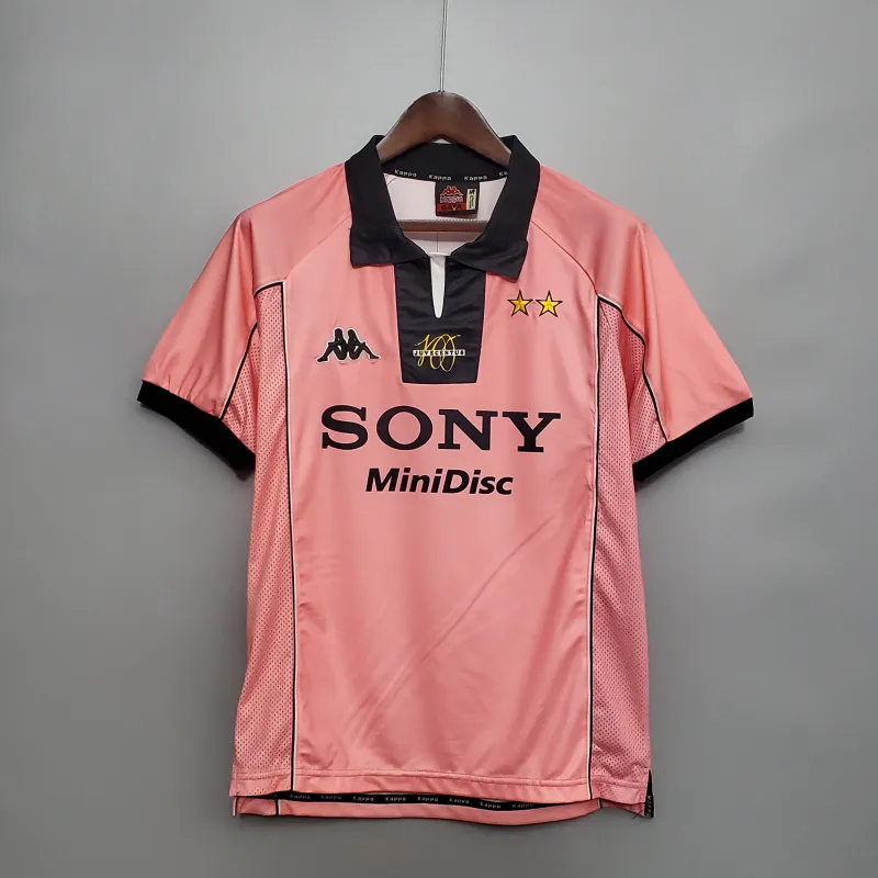 Juventus Retro Soccer Jersey Centenary Custom Shirt 1997-98 - sinoshirt