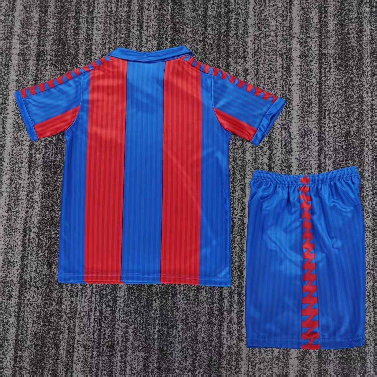 Barcelona Retro Jersey Home Kids Kit Jersey+Shorts 1989-92 - sinoshirt