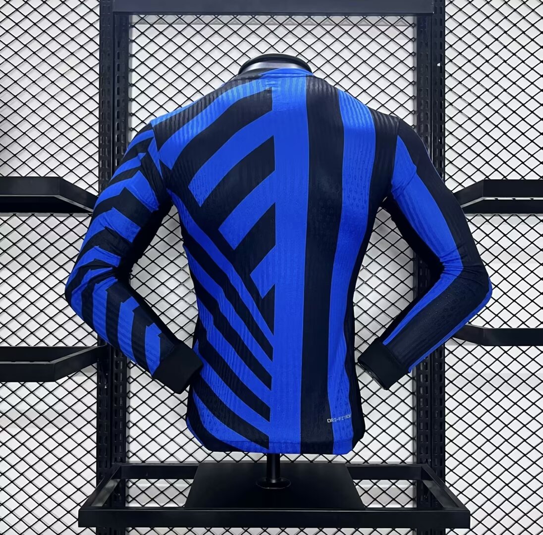 Authentic Soccer Jersey Inter Milan Home Long Sleeve Shirt 2024/25 - sinoshirt
