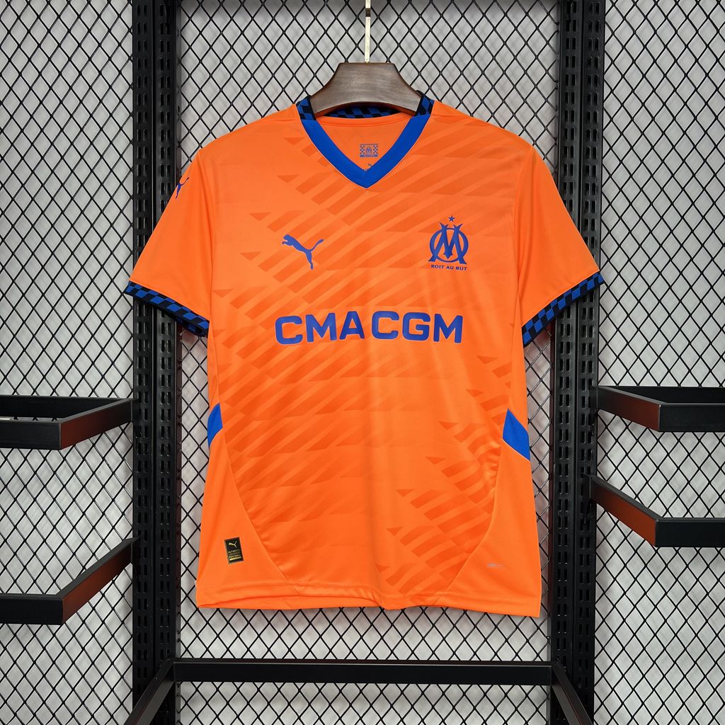 Marseille Soccer Jersey Third Away Custom Shirt 2024/25 - sinoshirt