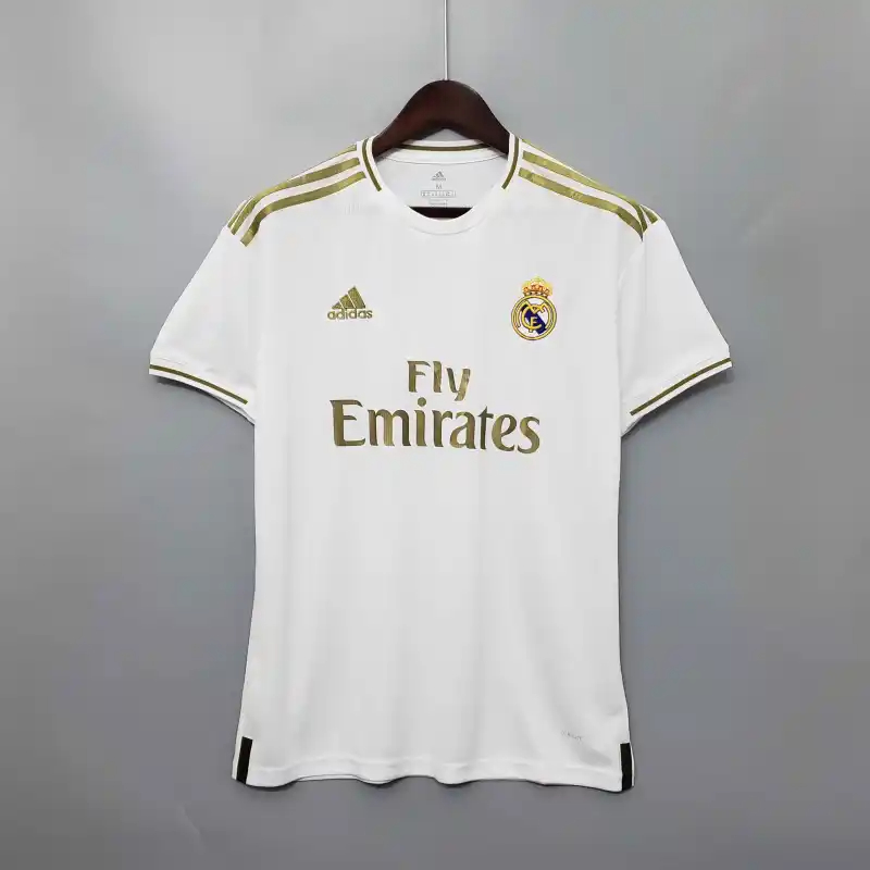 Real Madrid Retro Jersey Home Custom Soccer Shirt 2019/20 - sinoshirt