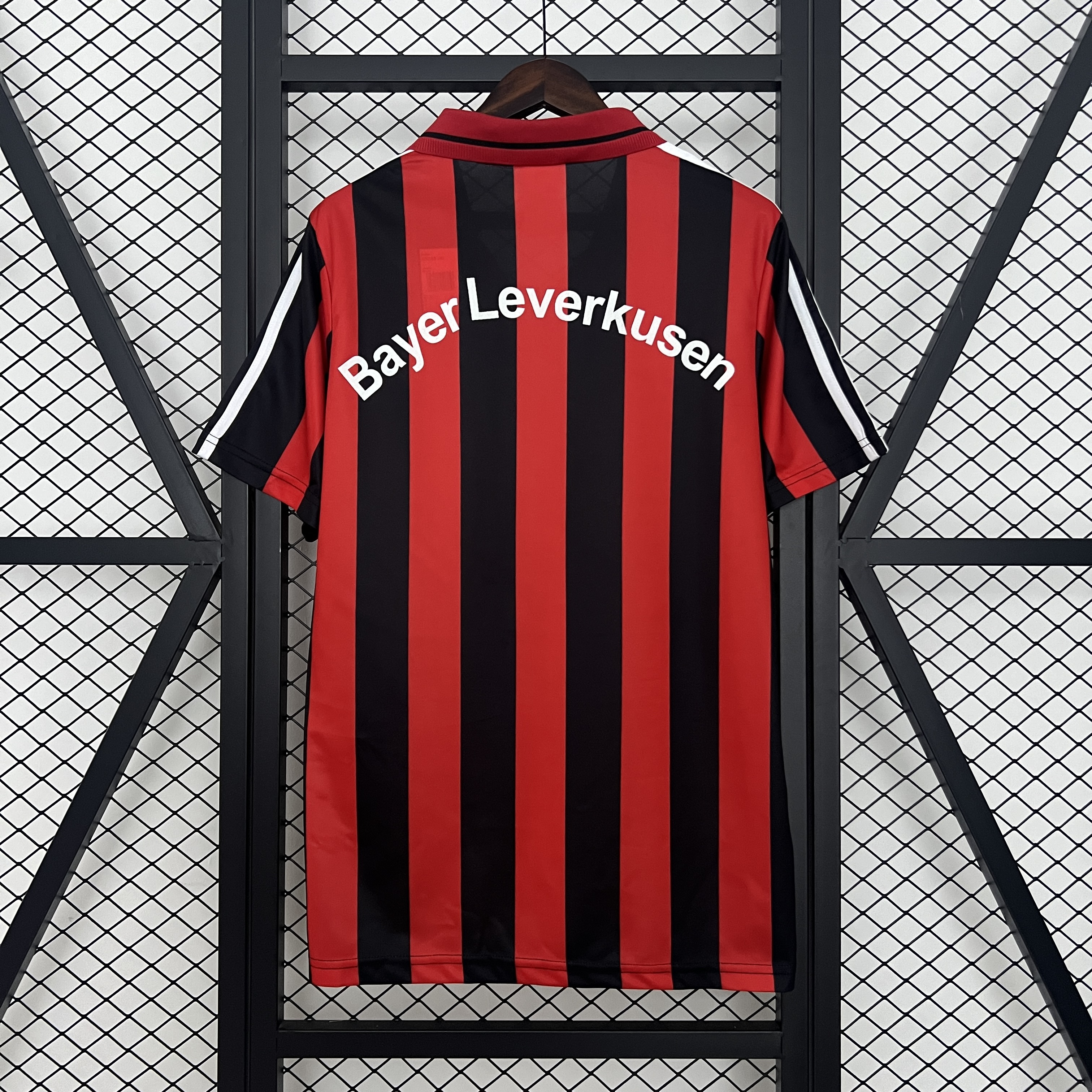 Bayer 04 Leverkusen Retro Soccer Jersey Home Custom Shirt 2001/02 - sinoshirt
