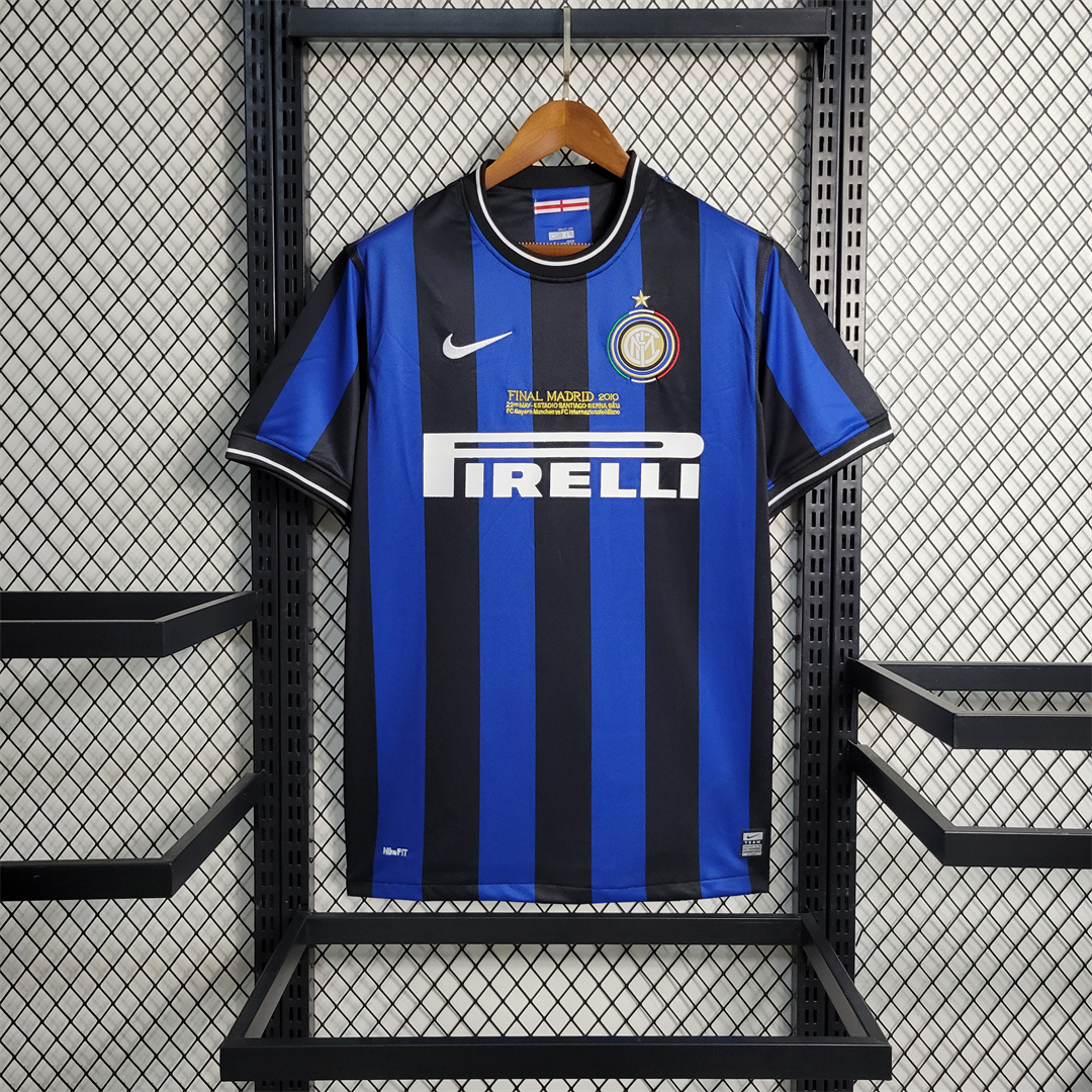 Inter Milan Retro Jersey Custom Home Soccer Jersey 2009/10- UCL Final - sinoshirt