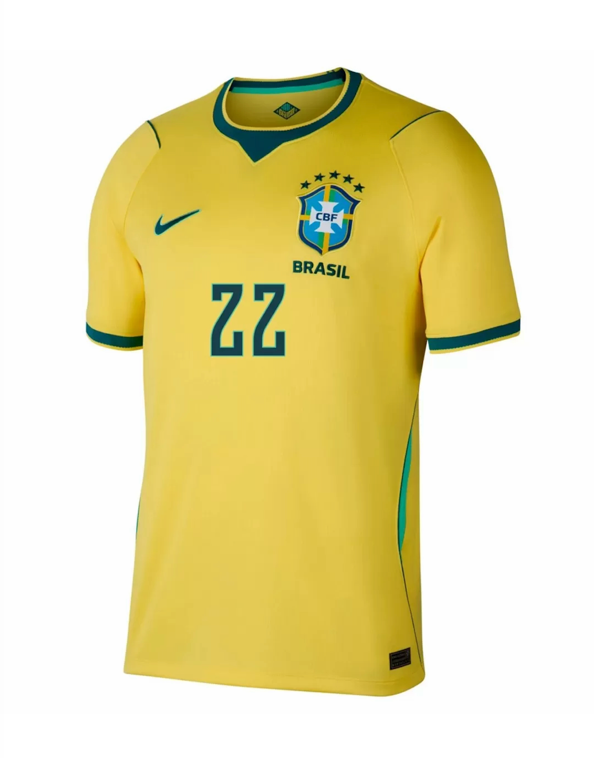 JO?O PEDRO #22 Brazil Soccer Jersey Home Custom Shirt World Cup 2026 - sinoshirt