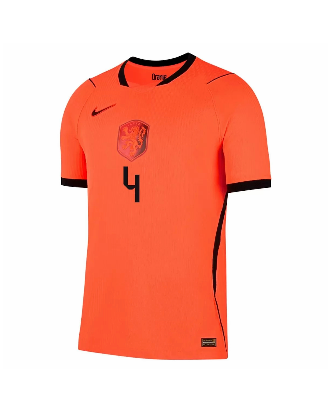 VIRGIL #4 Netherlands Authentic Football Jersey Home Shirt World Cup 2026 - sinoshirt
