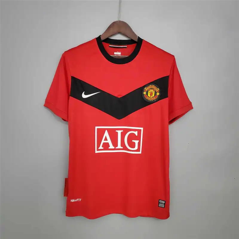 Manchester United Retro Home Football Jersey Shirt 2009/10 - sinoshirt
