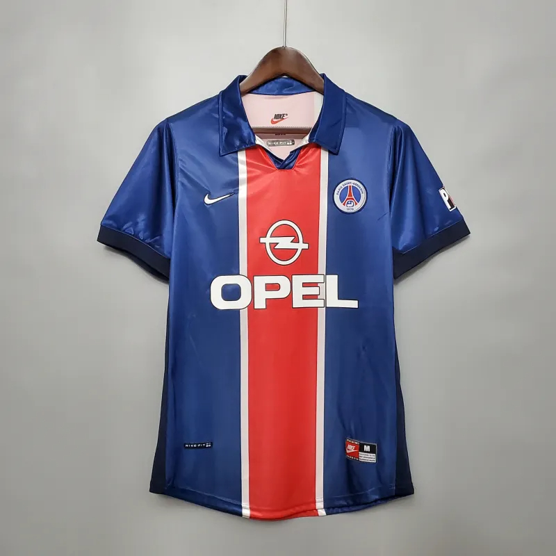 PSG Retro Jersey Home Soccer Shirt 1998/99 - sinoshirt
