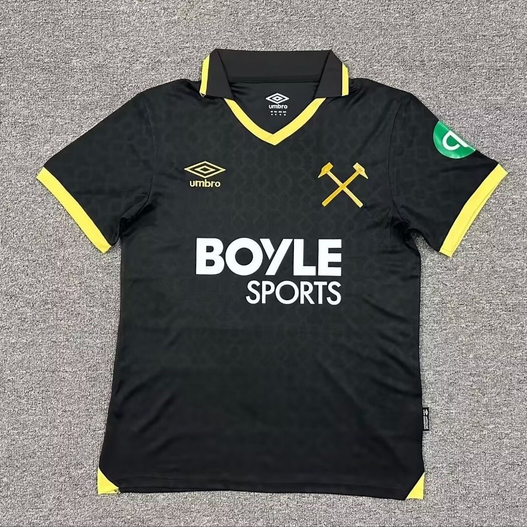 West Ham United Football Jersey Third Away Custom Shirt 2025-26 - sinoshirt