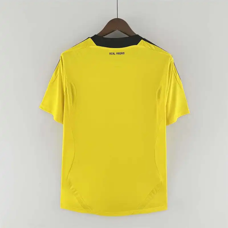 Real Madrid Retro Jersey Away Goalkeeper Yellow Soccer Custom Shirt 2011/12 - sinoshirt