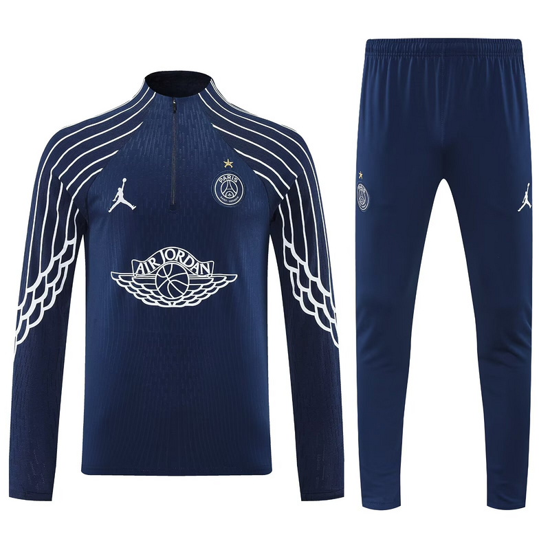 PSG Training Kit (Sweatshirt+Pants) Blue 2025/26 - sinoshirt