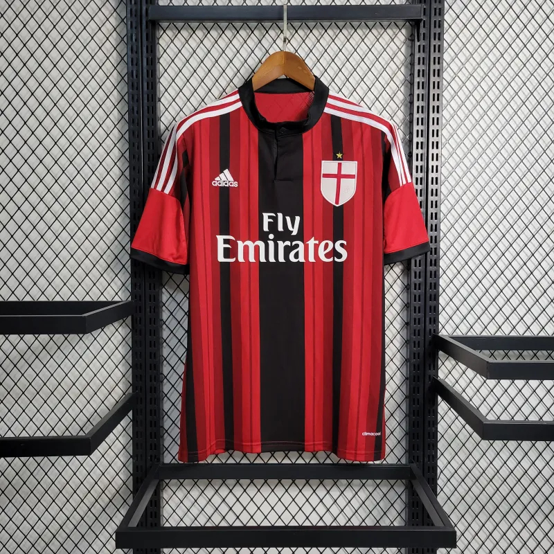 AC Milan Retro Soccer Jersey Home Custom Shirt 2014/15 - sinoshirt